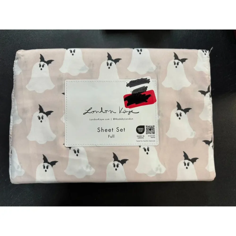 New London Kaye Pink Ghost Sheet Set